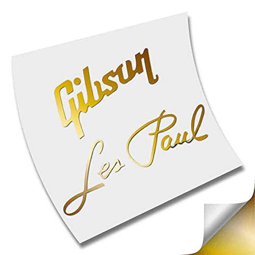 LES PAUL MODEL GIBSON HEADSTOCK GUITAR RESTORATION STICKER