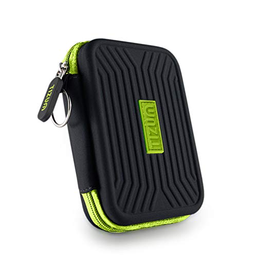 Image of tizum Hard EVA 8 x USB Flash Drives Carrying Case, Black & External Hard Drive Case for 2.5-Inch Hard Drive, Premium Edition, HDD Case (Black)