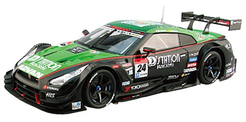 Amazon | エブロ 1/18 D'station ADVAN GT-R SUPER GT500 Rd.1