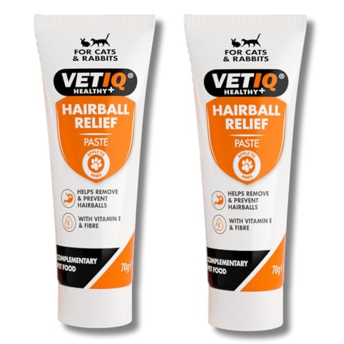 VETIQ Hairball Relief Paste Twin Pack for Cats & Rabbits