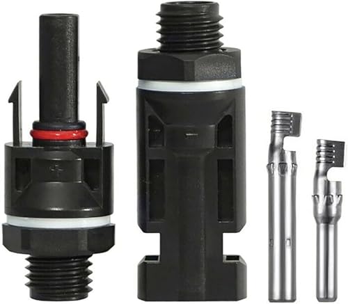 GTIWUNG 10 Paar Solarmodul-Endverbinder, Männlicher/Weiblicher Solar Power Distribution Box Stecker, Solarstecker 2,5/4/6/10mm² Photovoltaik PV,Solar- und Windkraftteile und -zubehör