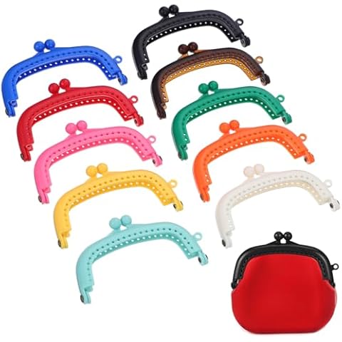 Lurrose 10pcs Purse Clasp Frames for Crafting Cover
