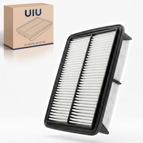 UIU Engine Air Filter Replacement SET 0F 1 Compatible with Honda Odyssey 3.5L 2005-2010,Pilot 3.5L 2009-2015,Acura MDX 3.7L 2007-2009 Replace CA10013