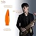 Syos Alto Saxophone Mouthpiece, Spark Model, 7 Tip Opening, Lava Orange: Easy-To-Play, Bright and Powerful