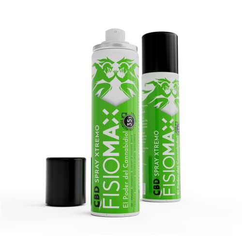 Spray Antiinflamatorio 80 ml con CBD, Árnica y Aceite de Cáñamo - Ideal Masajes, Recuperador Muscular y Alivio del Dolor - Efecto Frío