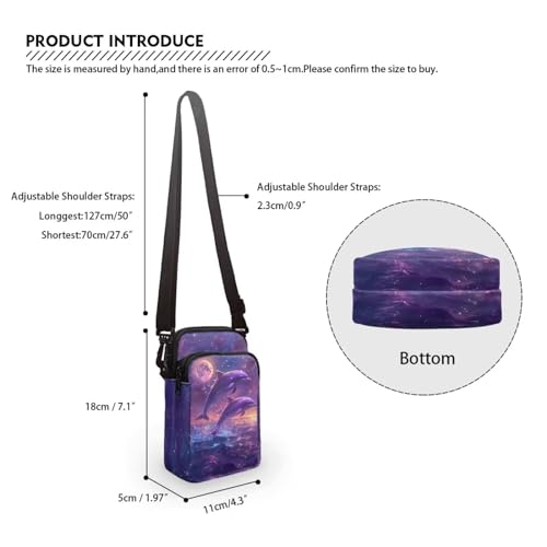 Image of Lightweight Small Crossbody Bags Cell Phone Purses Travel Pouch Shoulder Bag for Women
