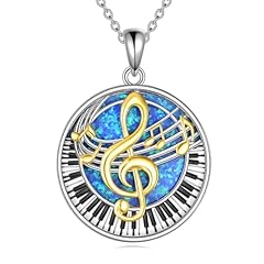 Musical Note Piano Necklace