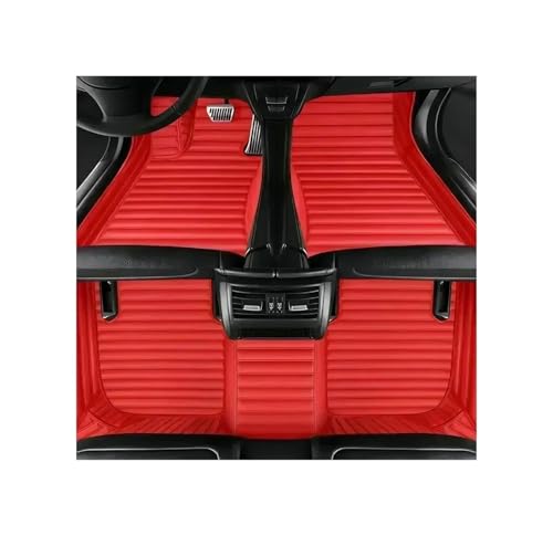 Alfombrillas Alfombrillas para Suzuki para Invicto 2022-2026 Accesorios El Interior del Coche(Striped All Red)