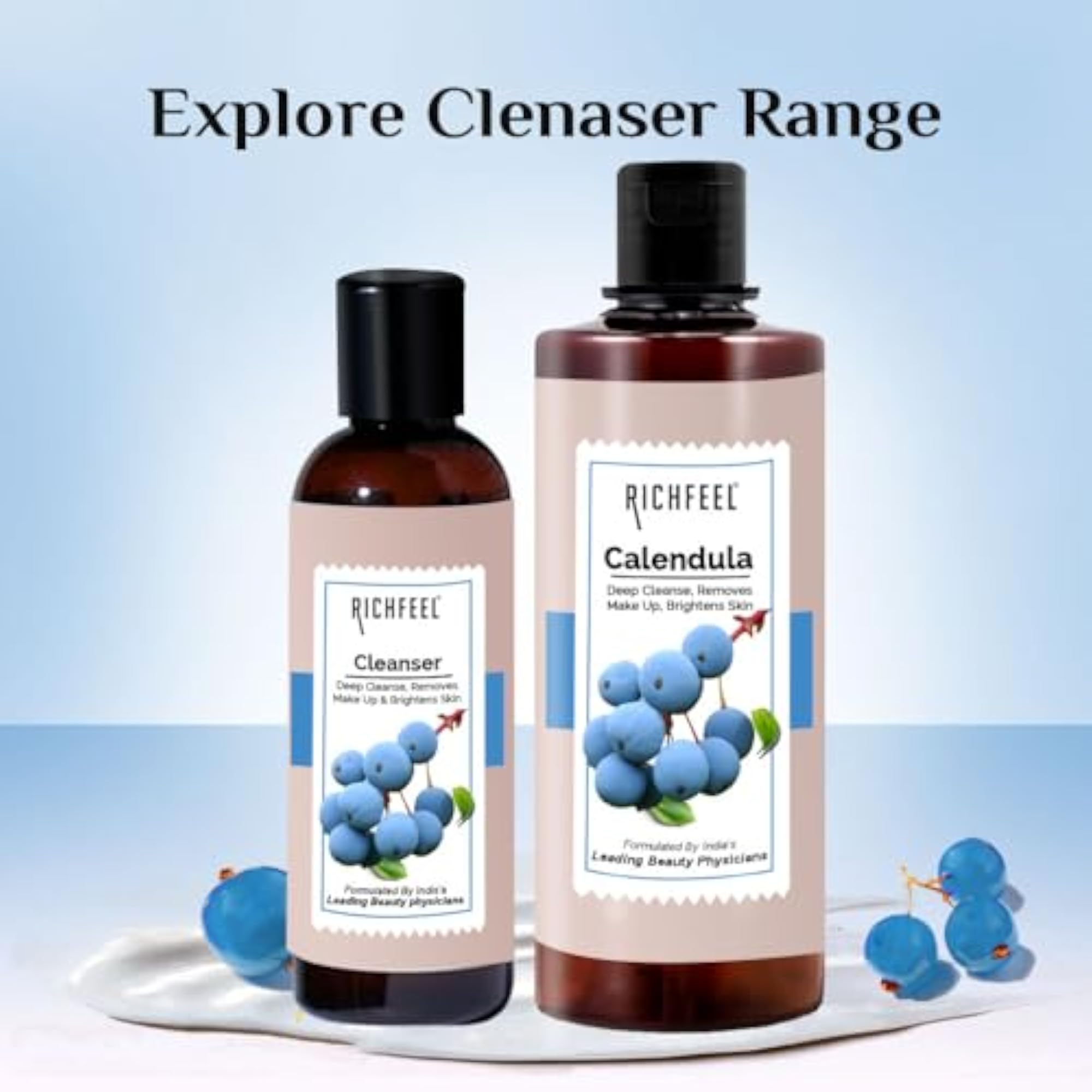 Gentle Face Cleanser for Dry to Normal Skin, 100ml (Pack of 2)