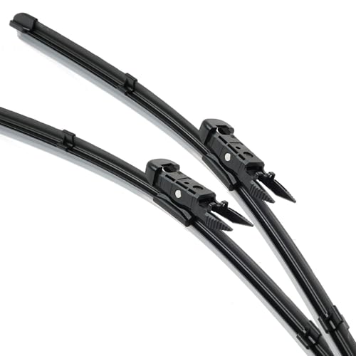 Balais d'essuie-glace avant Mustang 2009-2023 anti trace de pluie 22" 20"