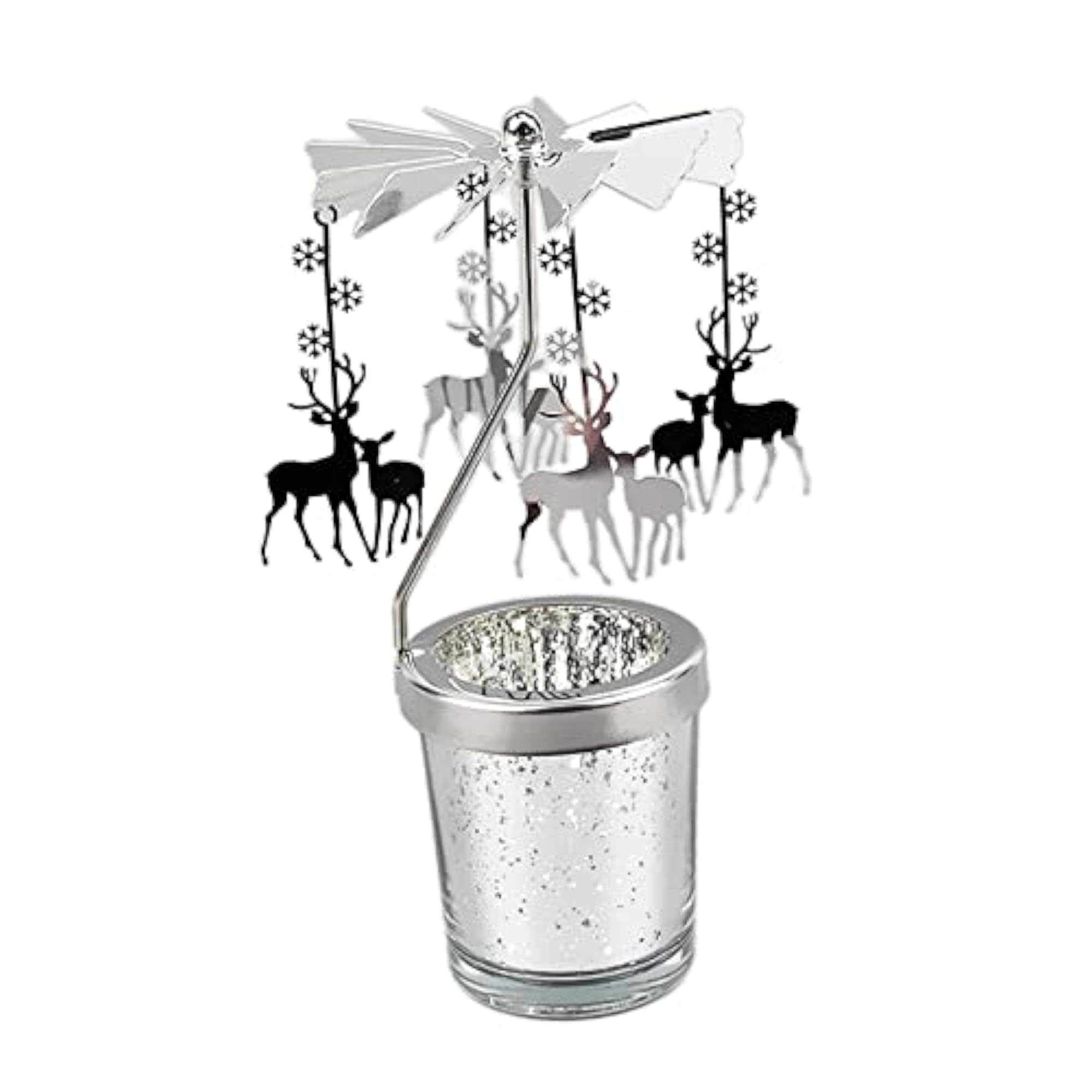 Romantic Rotating Candle Holder, Elk Design