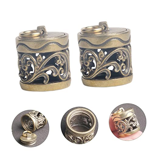 Beaupretty 2 Piezas Aromaterapia Colgante Llavero miniatura 7