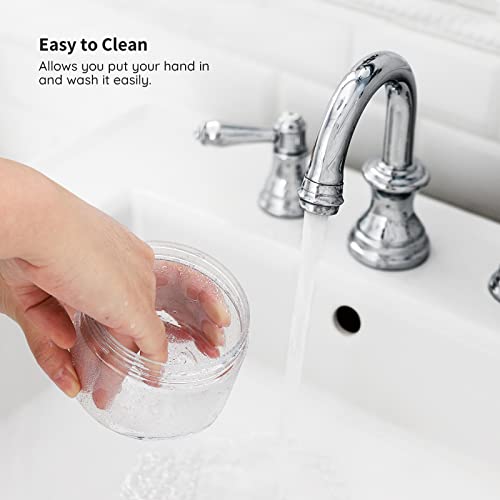 Image of Segbeauty Plastic Pump Bottles Clear, 3 Pack of 10.1oz Refillable Wide Mouth Lotion Dispenser with Labels, 300ml Empty Shampoo and Conditioner Bottle Liquid Soap Container for Travel Hotel Bathroom