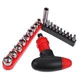 UPKOCH 1satz Handle Ratschen-schraubendreher Set Reparaturwerkzeuge Aus Chrom-vanadium Elektronik Möbel Und Haushaltsgeräte Ergonomischer Griff Langlebig Und Praktisch
