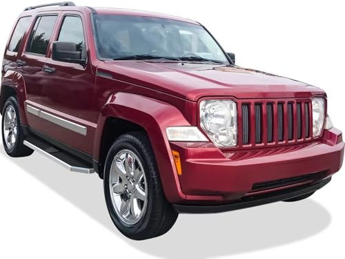 Estribos estilo Tuxtreme pulidos para Jeep Liberty 2008-2013 miniatura 6