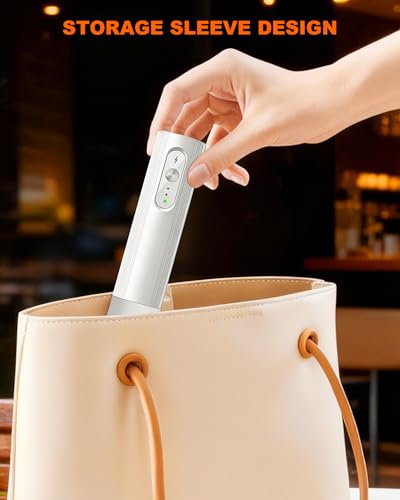 Image of 3-Speed Rechargeable Milk Frother with Cover, Dual Coil Whisk Coffee Frother Handheld - Portable Hand Frother Wand for Coffee Matcha Cappuccino & Hot Chocolate, Kitchen Gift, White