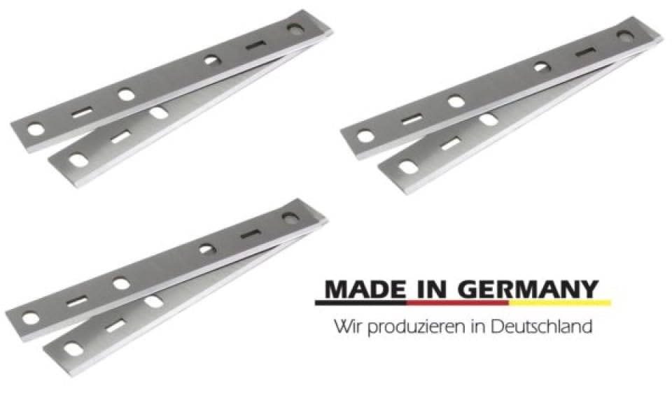 Stahlmann - Juego de 12 cuchillas de repuesto para cepilladoras (210 x 22 x 1,8 mm)