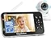 Babyphone mit Kamera ohne WLAN Baby Monitor IR-Nachtsicht Babyfon mit Kamera 5200 mAh Akku 5 Zoll 720p HD IPS Display Video Babyphone 2-Wege-Audio ECO-/VOX-Modus Weinen-Erkennung 2-Wege-Audio