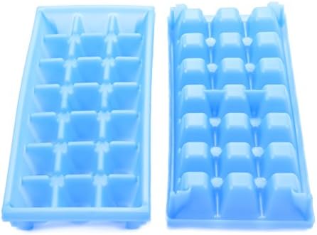 Camco Stackable Miniature Ice Cube Tray for Compact Spaces, 2-Pac...
