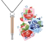 Astofli Stop Smoking Inhaler Breathing Necklace - (Resistance Upgraded Version) Quit Smoke Anxiety Relief Flavored - Smokeless Quitting Breathing Free - Air Inhalers Device with Flavor Pack