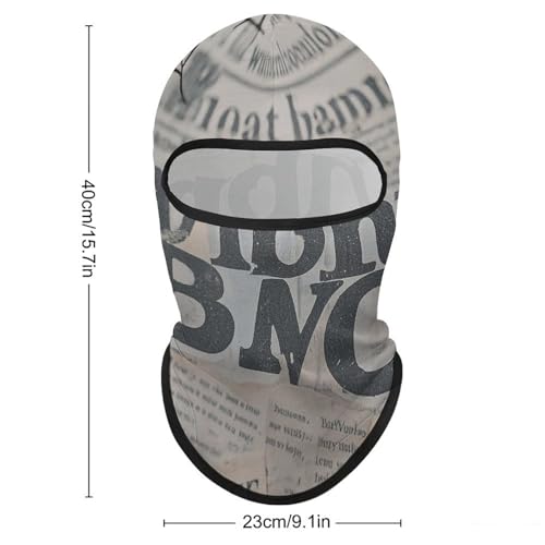 Balaclava Negro de Red de Araña para Hombre y Mujer, Protección Solar Transpirable con Cubreboca Completo para Senderismo, Ciclismo, Correr, Conducción miniatura 2