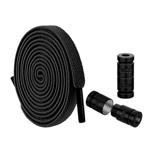 Zunetsutock Cordones Lazy Shoes - Cordones elásticos sin nudos, práctico sin atar | Duradero y flexible, ideal para zapatillas, botas, calzado de exterior, calzado deportivo, niños y adultos.