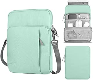 MoKo Sleeve Bag for 13.3 Inch Laptop, Carrying Pouch Sleeve Case with Pocket Fits Macbook Pro 13" M2/M1 Pro/M1 Max 14.2 2022-2021, Macbook Air 13.6" M2 2022, Tab S8+ 12.4",Surface Pro 8, Ligh Gray