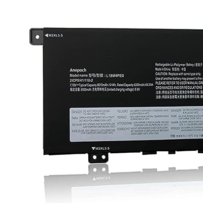 L18M4PE0 Laptop Battery Replacement for Lenovo Yoga C740-14IML 81TC 81TC006VGE 81TC002RGE Series Notebook 5B10W67296 5B10U40209 L18L4PE0 5B10W67185 5B10U40210 7.72V 51Wh 6610mAh