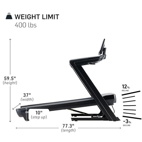 NordicTrack Commercial Series: Premium Foldable Treadmills, Incline & Decline, iFIT Membership Required to Access iFIT Content & Features - Image 4