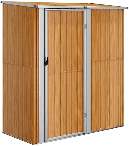 vidaXL Abri de Jardin 180,5 x 97 x 209,5 cm Acier galvanisé Aspec...