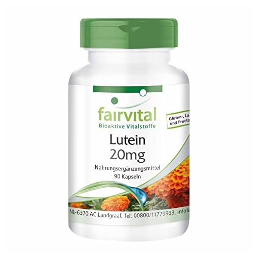 Lutein 20 mg + zeaxantin - högdos & mikroinkapslat - VEGAN - 90 kapslar - utan magnesiumstearat