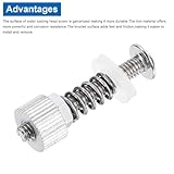 sourcing map CPU Water Cooling Head Screw Iron Fixing Screws with Hexagon Nut Insulation Gasket for PC Computer Water Cooler Block Pack of 2,Silver - Image 5