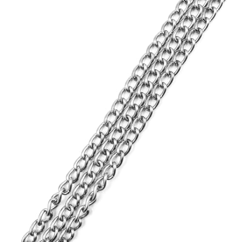 ZONADAH 4 Metres Length 304 Stainless Steel Chain, 2mm Diameter Heavy Duty Chain Links - Image 4