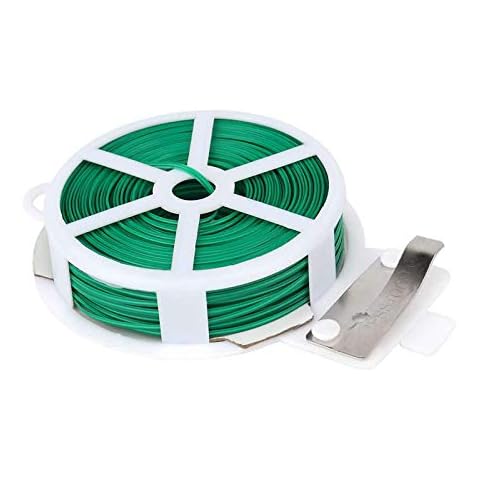 VIMOA Garden Twine 164 Feet Garden Twist Ties with Cutter for Plants, Vines and Wrapping Cords Christmas Tree Tie Cover