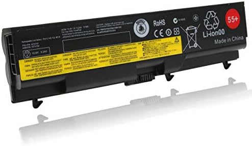 10.8V 57WH 55+ Laptop Battery for Lenovo ThinkPad and IBM ThinkPad Notebook Series L420 L512 SL410 SL510 T410 T510 T520 W510 W520 L412, Fits Lenovo 0A36303 42T4753 42T4796 42T4799 Replacement Battery