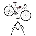 ZPUJIU 自転車スタンド メンテナンススタンド 高さ調節114~194cm 自転車用メンテナンススタンド作業スタンド 頑丈 転倒防止スタンド 防錆 耐腐食性 ロードバイク 電動自転車 スタンド 4本足 伸縮自転車サポート