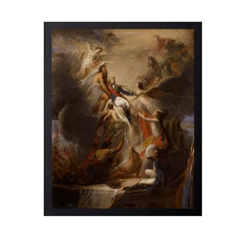 InkFlow Posters Resurrection Scene Canvas Poster - Divine Judgment Artwork - Classic Religious Painting Design - Living Room Office Wall Decor - 8x10 Unframed Canvas Print