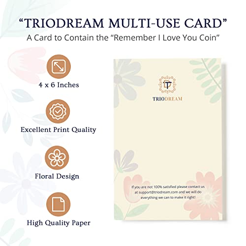 Triodream Remember I Love You Token Gift Set | Unique Personalized Love Appreciation For Mothers | Commemorative Token Gifts For Mom, Mothers & Grandmothers | Invaluable Love Gift Ideas #TOP5