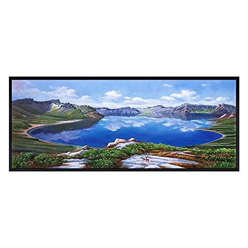 Lac Yamanaka Diamond Painting 5D Kit Complet 70x140cm pour Broderie Strass Grand Format