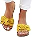 Sandali Moda Donna Bowknot Cravatta Tacco Piatto Fondo Spesso Scarpe estive Pantofola Roma Beach Casual Sandali Open Toe leopardati-C_42 Uptodate