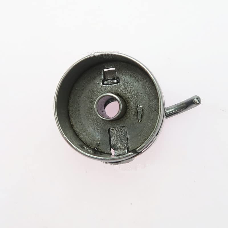 1pc Silver Metal Sewing Machine Bobbin Case Sewing Machine Accessories Bobbin Case For Old Style Sewing Machine with 5pcs Bobbin
