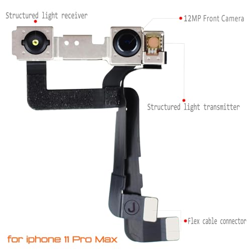 Cámara frontal de 12 MP repuesto iPhone 11 Pro Max lente Johncase 2