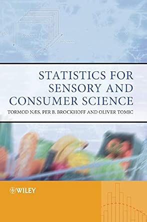 Statistics for Sensory and Consumer Science book cover