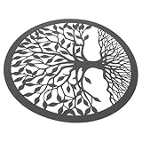 Décoration murale en métal : ornement mural unique et décoratif, une surprise pour les amis, sculptures décoratives murales