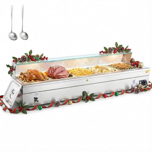 5-Pan Commercial Food Warmer