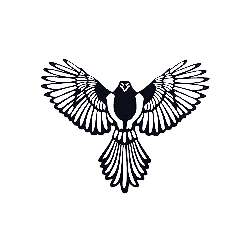 Image of METSY Laser Cut Metal Wall Art | Metal Wall Hanging | Eagle Wall Decor |36cmx26cm Thickness Mild Steel Material with Black Powder Coating