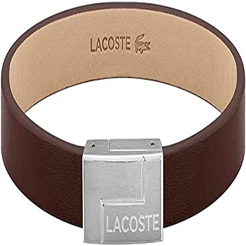 Preisvergleich Produktbild Lacoste Lederarmband für Herren Kollektion TRAVELER Braun - 2040071