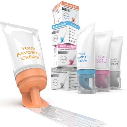 Image of Eli & Ali Tush Swiper - Diaper Rash Cream & Butt Paste Applicator - Universal Fit for Most Diaper Creams | Mess-Free & Hygienic Alternative to Cream Spatula - Carry Less Baby Gear - Variety, 4 Pack