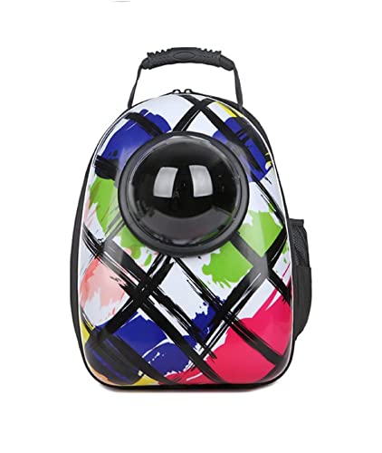 Emily Pets Breathable Carrier Bag Cat Backpack Carrier Bubble Bag, Small Dog Backpack Carrier for Small Dogs, Space Capsule Pet Carrier Dog Hiking Backpack Airline Approved Travel Carrier(Multicolor) (B09NGKWZ4D) Amazon Price History, Amazon Price Tracker