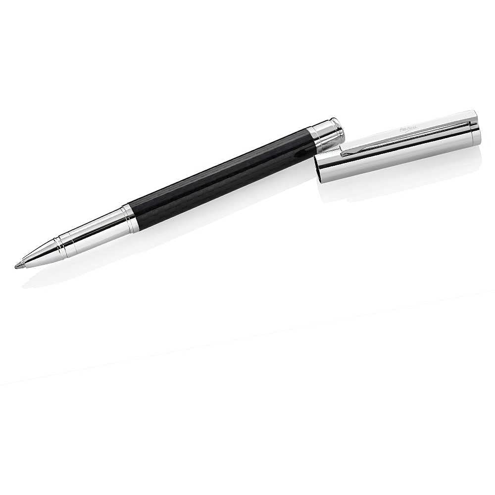 Stylo roller Ottaviani Lucent Metal Carbon 84253 argent sterling - 3